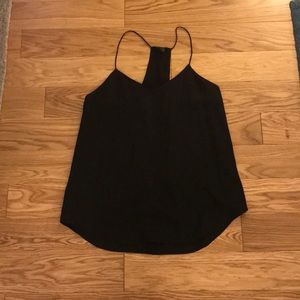 Club Monaco black silk top